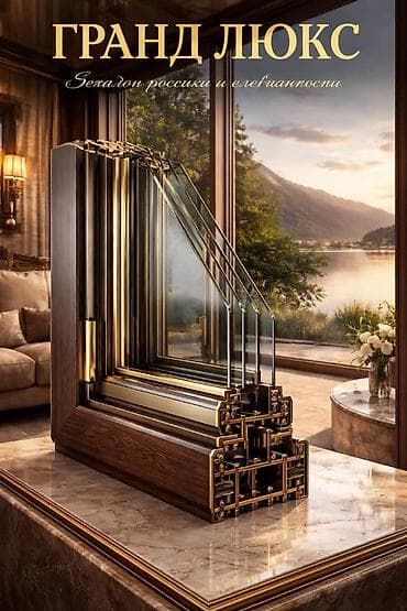Гранд Люкс — эталон роскоши и элегантности. Элитные оконные системы lalafo.kg да Гранд Люкс — эталон роскоши и элегантности. Элитные оконные системы