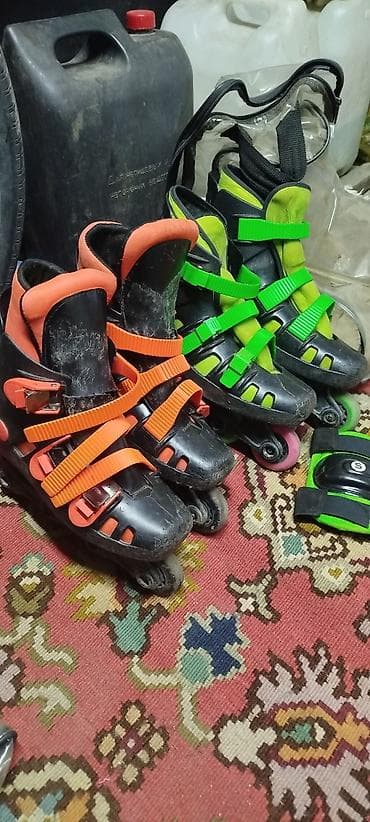 nike react: Роликовые коньки (2 пары) + комплектные сумки. Продаю две пары — 2