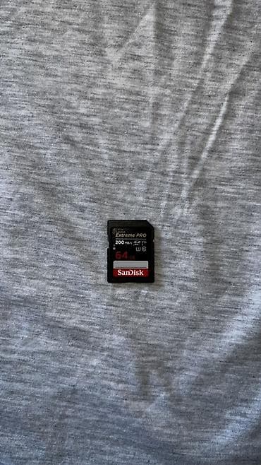 nikon d200: Карта памяти SD SanDisk Extreme PRO 64 ГБ на 4К - Форм-фактор: SD — 1