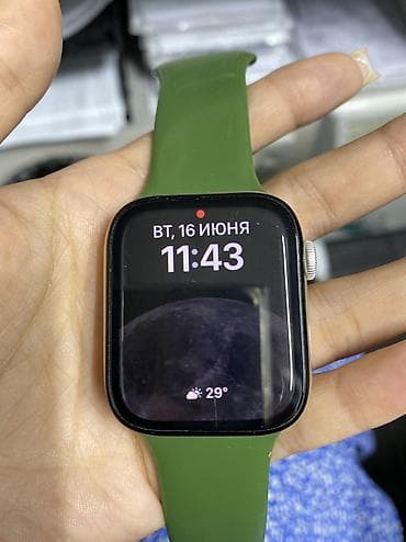 smart plus: Apple Watch Series 7 - 45мм цвет Starlight, емкость аккумулятора 86% — 1