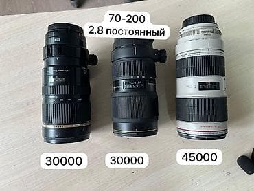canon eos 700d: Телеобъективы 70–200 мм с постоянной светосилой f/2.8 В наличии три — 1