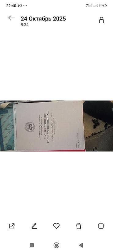 комнаты в тамчы: 600 соток, Для строительства, Красная книга, Договор купли-продажи — 3