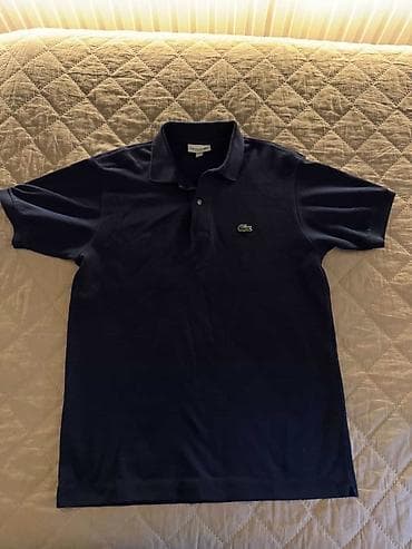 Мужская футболка, M, Lacoste, Новый, цвет - Синий