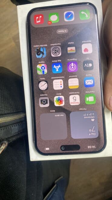 бишкек айфон 16 про макс: IPhone 15 Pro Max, Б/у, 256 ГБ, White Titanium, Защитное стекло, Коробка, 82 % — 2