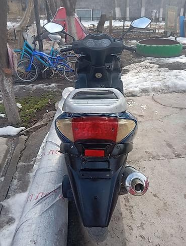 иж мотоцикл: Скутер с классическим городским кузовом, цвет – синий с черными — 2