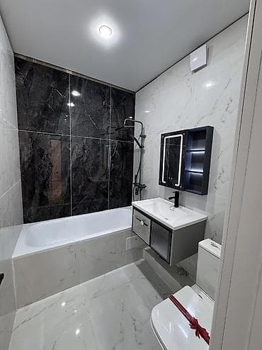 2 ком кв в кара балте: 1 комната, 43 м² — 5