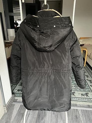 пончо пальто: Комплект, цвет - Черный — 2