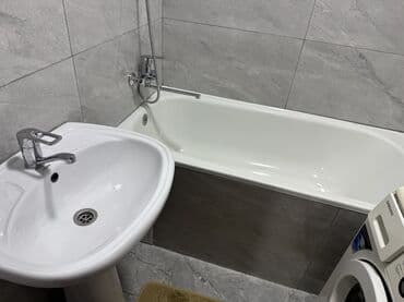 долгосрочная аренда квартира бишкек ош базар: 2 комнаты, Собственник, Без подселения, С мебелью полностью — 7