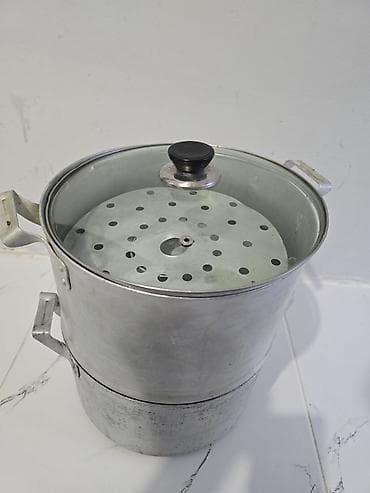 Алюминиевая пароварка/мантоварка с прозрачной крышкой - Материал