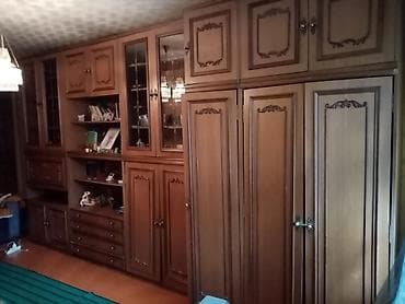 Декор жана интерьер: Зал үчүн гарнитур, Жыгач, түсү - Күрөң — 2