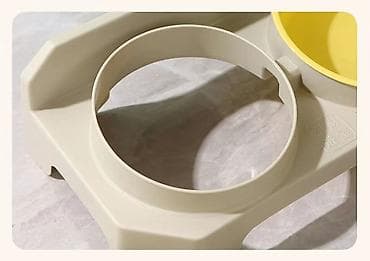 миски для животных: Двойная миска для кошек и собак на подставке с наклоном 15° - — 6