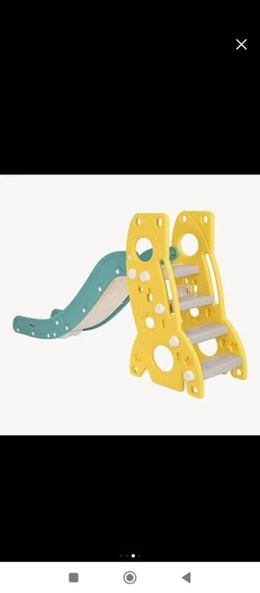 горка для дома: Детская горка Для дома, Пластик — 4