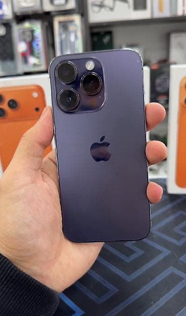 чехол на айфон 14про: IPhone 14 Pro, Deep Purple, Кабель — 2