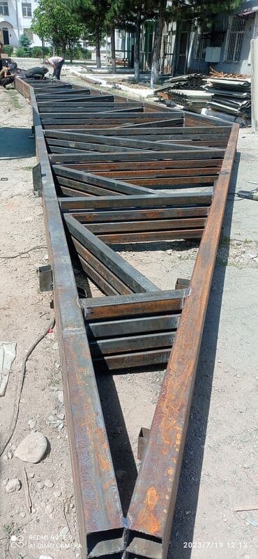 швеллер и двутавр: Фермы Навесы. Большие Арки для ангаров Металлические фермы для — 3