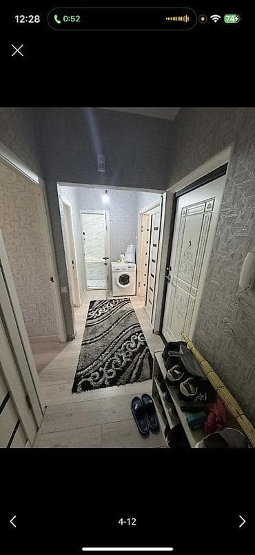 сдаю квартиру в таласе: 2 комнаты, 62 м², 105 серия, 2 этаж, Евроремонт — 5