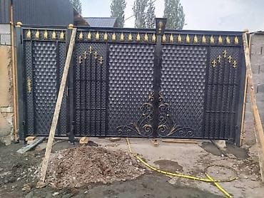 Металлические ворота и калитки под заказ - Типы исполнения: распашные