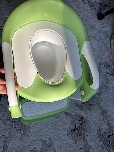 ванночка для детей: Детское сиденье-лестница для приучения к унитазу - Модель с двумя — 2