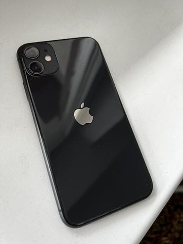 pro max: IPhone 11, Б/у, 128 ГБ, Черный, Чехол, 89 % — 1