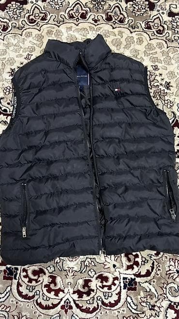 hold live: Размер L. Оригинал. Стеганый мужской пуховый жилет Tommy Hilfiger TH — 1