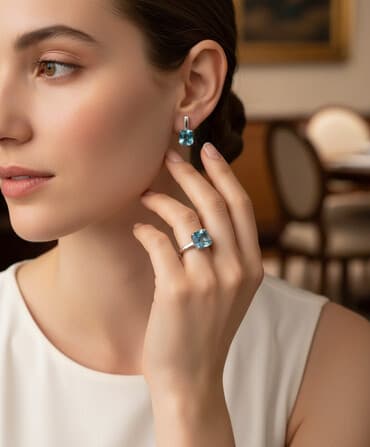 самые красивые свадебные платья в мире: Набор украшений, Проба 925, Женские, Новый — 1