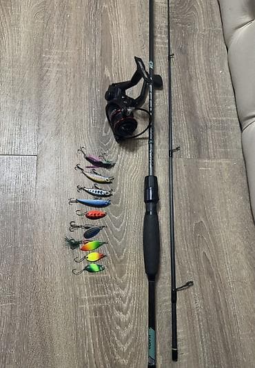 сплав военная форма: Спиннинговый комплект для ультралайт/лайт рыбалки Состав набора: - — 1