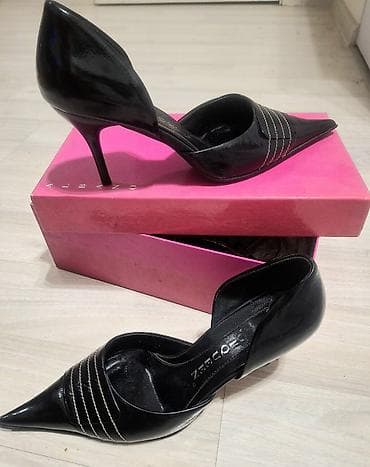 Туфли: Туфли, 37, Б/у, цвет - Черный, Самовывоз — 7