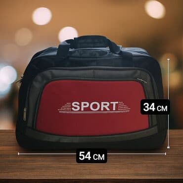 продаю спортивную сумку: Дорожная сумка, Материал: Полиэстер, Унисекс, Новый — 1