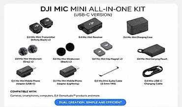 петличка dji: DJI Mic Mini — беспроводная петличная система «один передатчик — один — 4