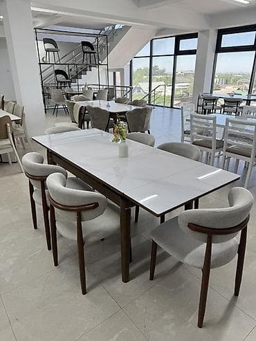 chair table: Кухонный стол и стул, цвет - Белый — 2