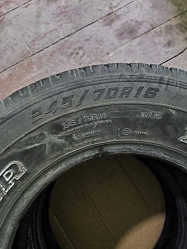 Унаа: Шиналар 245 / 70 / R 16, All-season, Колдонулган, Комплект, Жол тандабастар (АТ/МТ), GoodYear — 2