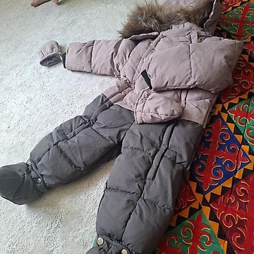 Тёплый зимний комбинезон для малыша - Тип: раздельный по цветам