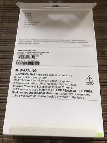 bluetooth keyboard: Apple AirTag — набор из 4 трекеров (AirTag 4 pack). Ключевые — 2