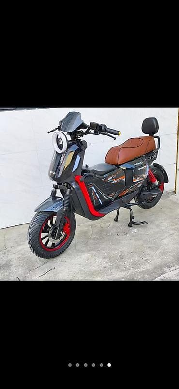 корзина цена: Электрический скутер (городской e-moped)🔋 Мотор: 2000W ⚡ Чыңалуу: 72V — 6