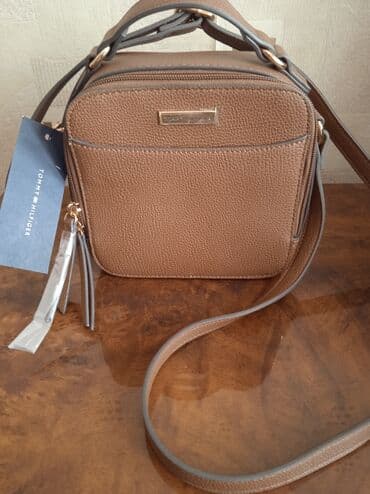 сумка miu miu: Классическая сумка, Tommy Hilfiger, Германия, Материал: Экокожа, Застежка на молнии, Женские, Новый — 1