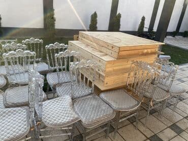 Столы: Стул для зала, Новый, Пластик — 4