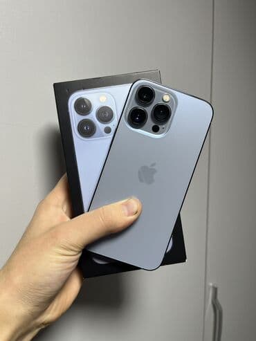 IPhone 13 Pro, Б/у, 256 ГБ, Sierra Blue, Коробка, 95 % at lalafo.kg IPhone 13 Pro, Б/у, 256 ГБ, Sierra Blue, Коробка, 95 %