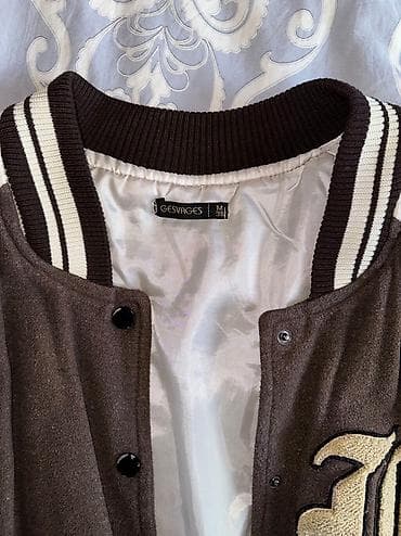 корейская куртка: Бомбер, Осень-весна, Корея, Оверсайз, M — 5