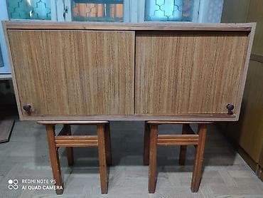 Настенный шкаф с раздвижными дверцами - 32 см глубина×43 см высота×102