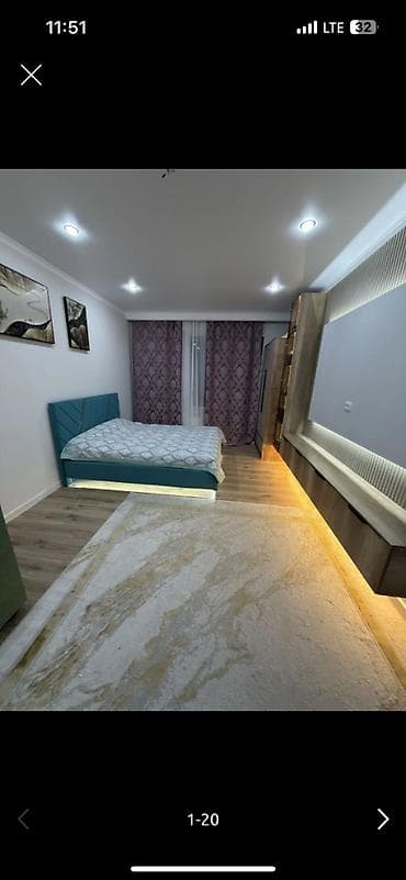 Недвижимость: 1 комната, 54 м², Элитка, 7 этаж, Евроремонт — 1