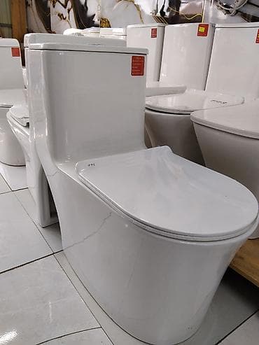 Унитазы и комплектующие: Компактный напольный унитаз-компакт GRACE с горизонтальным выпуском — 1