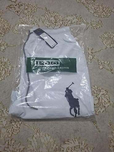 Шорты: Мужские шорты, M, Polo Ralph Lauren, Новый, цвет - Белый, Самовывоз — 2