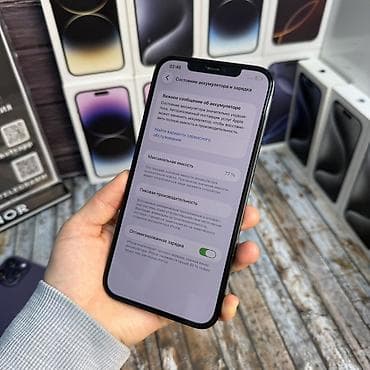 iphone 12 про макс: IPhone 12 Pro Max, Б/у, 128 ГБ, Серебристый, Коробка, В рассрочку, 79 % — 4