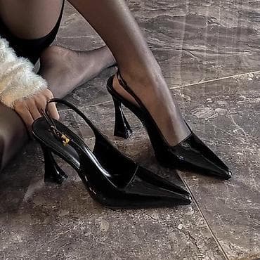 Туфли: Туфли, 36, 36.5, 37, Yves Saint Laurent, Новый, цвет - Черный, Самовывоз, Платная доставка — 1