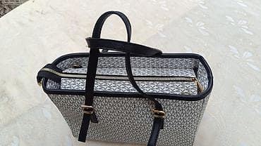 купить песочные часы: Сумка-тоут Michael Kors с монограммой MK - Модель: жесткая — 5