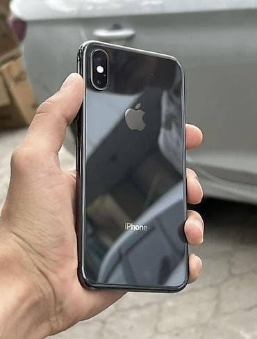 IPhone X, Б/у, 256 ГБ, Space Gray, Чехол, 58 %