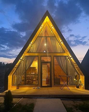 new sity: 🏡 A-FRAME PREMIUM ARCHITECTURE Современные A-frame дома с панорамным — 1