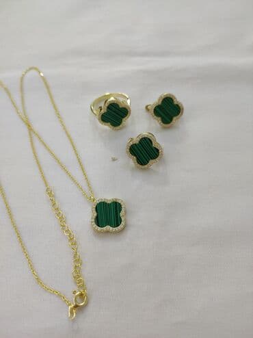 набор пандора: Комплект + Цепочка Ванклиф Италия Серебро + жёлтое золото 925 пробы — 3