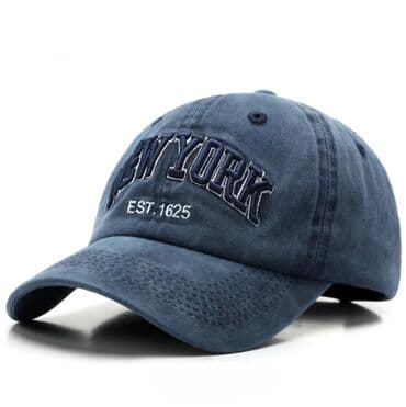 украшения изделия ручной работы: Кепка, Бейсболка, New York Yankees, Калканчы: Ийилген, Саймасы менен — 4