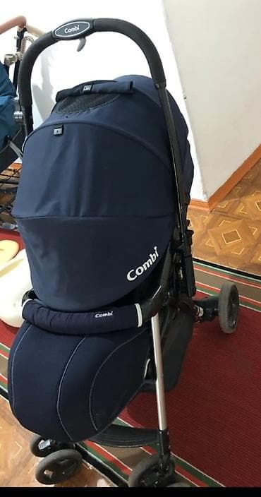 Коляски: Прогулочная коляска Combi (Япония), темно‑синяя - Легкая компактная — 6