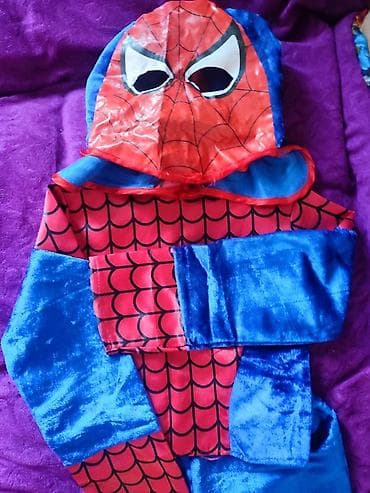 Детский карнавальный костюм Человека-паука Размер указан 30 Подойдет at lalafo.kg Детский карнавальный костюм Человека-паука Размер указан 30 Подойдет